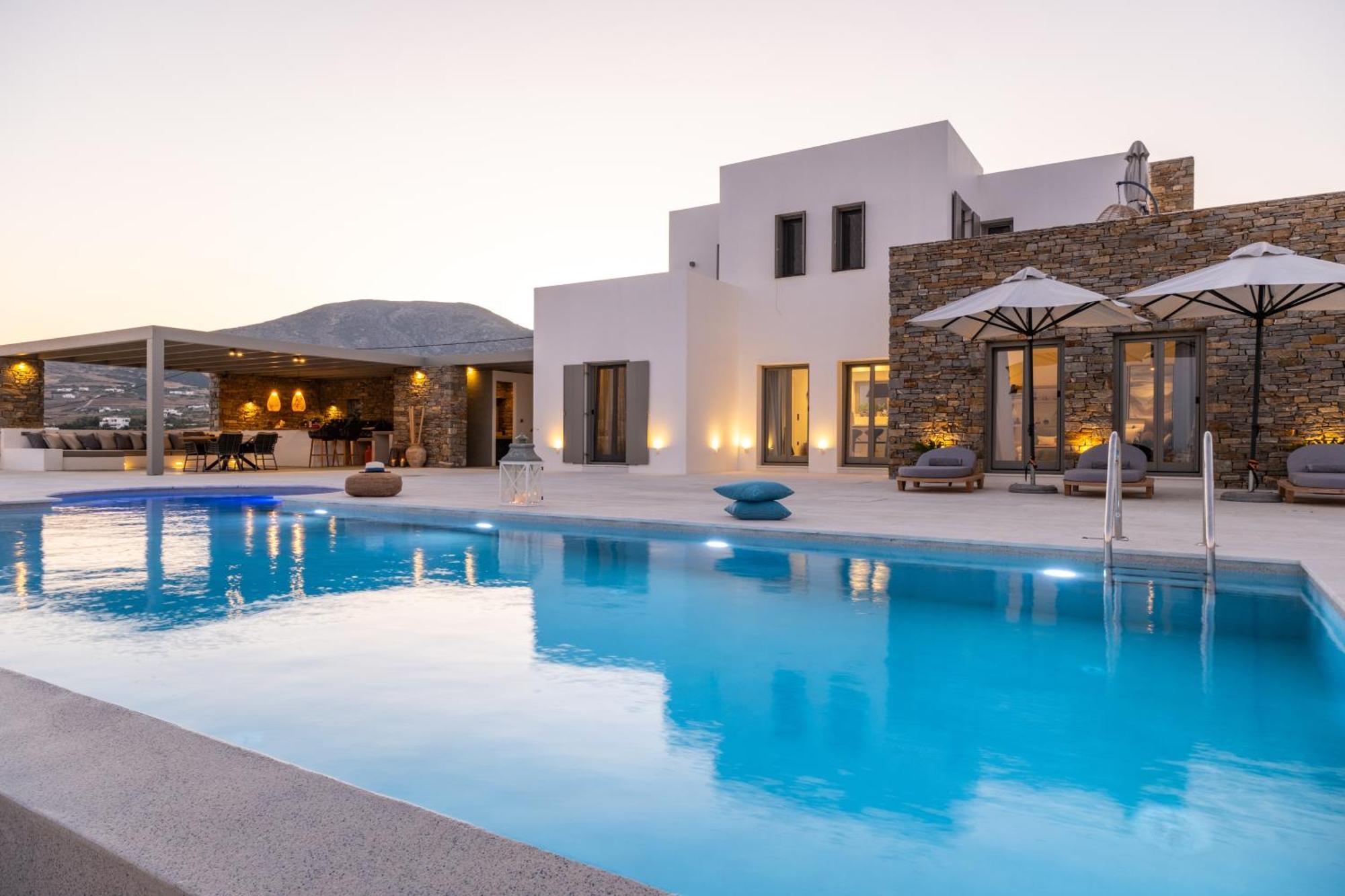 Golden Bay Luxury Villas And Suites Chrisi Akti  Exterior foto